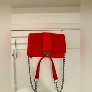 H&M Red Faux Leather Purse
